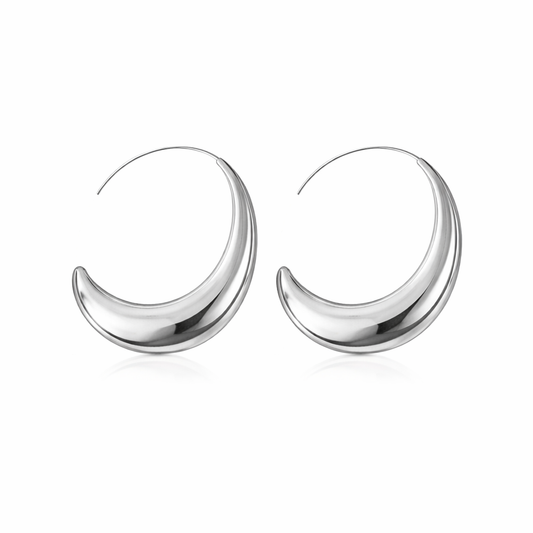 Luna curve earrings