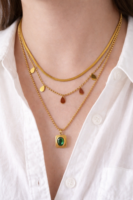 Emerald empress necklace