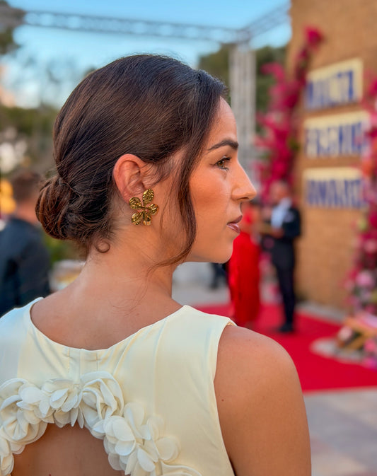 Bold petal studs