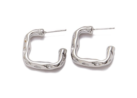 Melted edge hoops