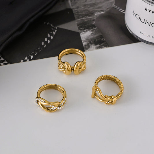Infinity knot ring