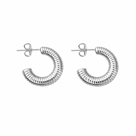 Mini textured hoops