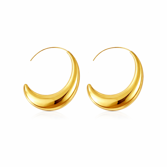 Luna curve earrings