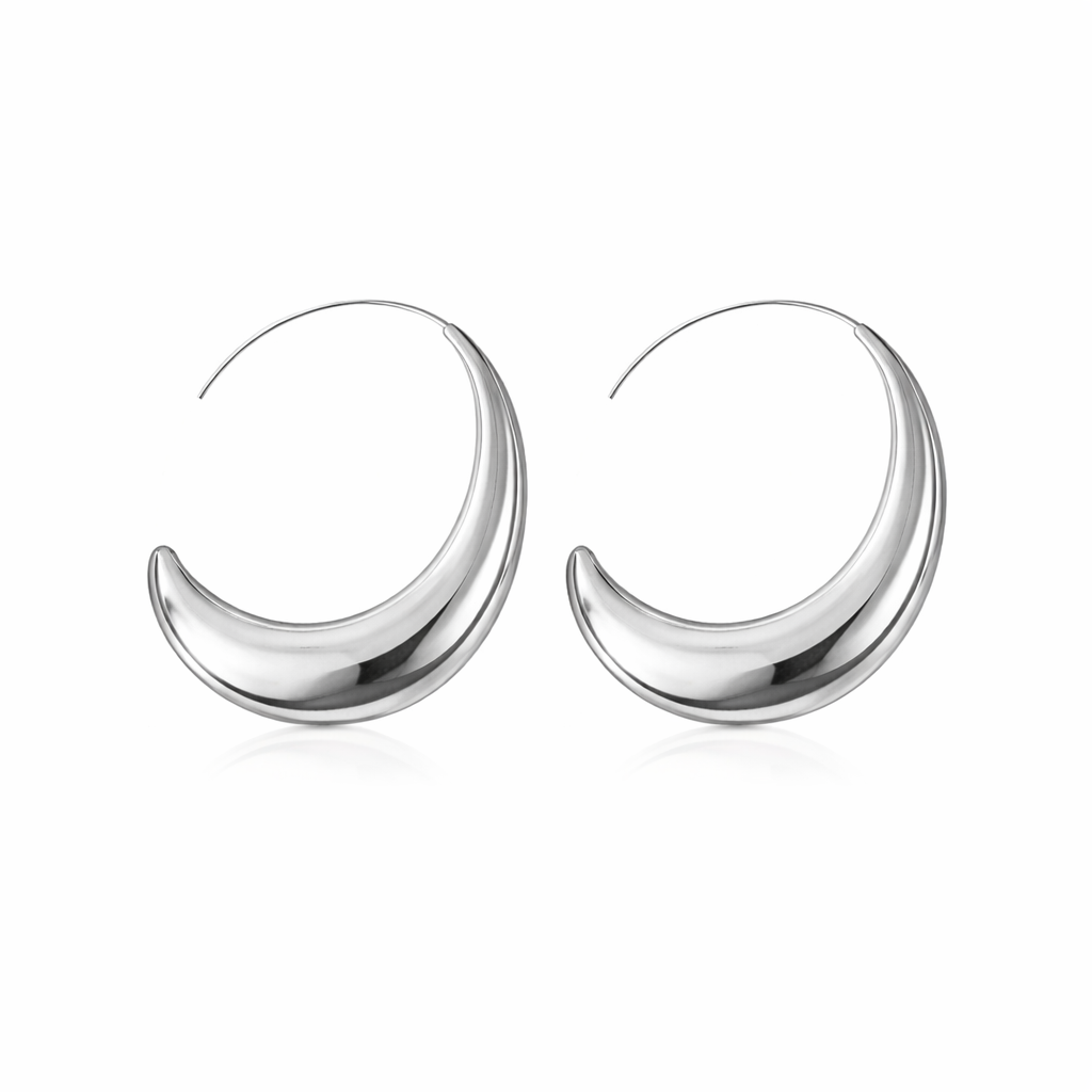 Luna curve earrings