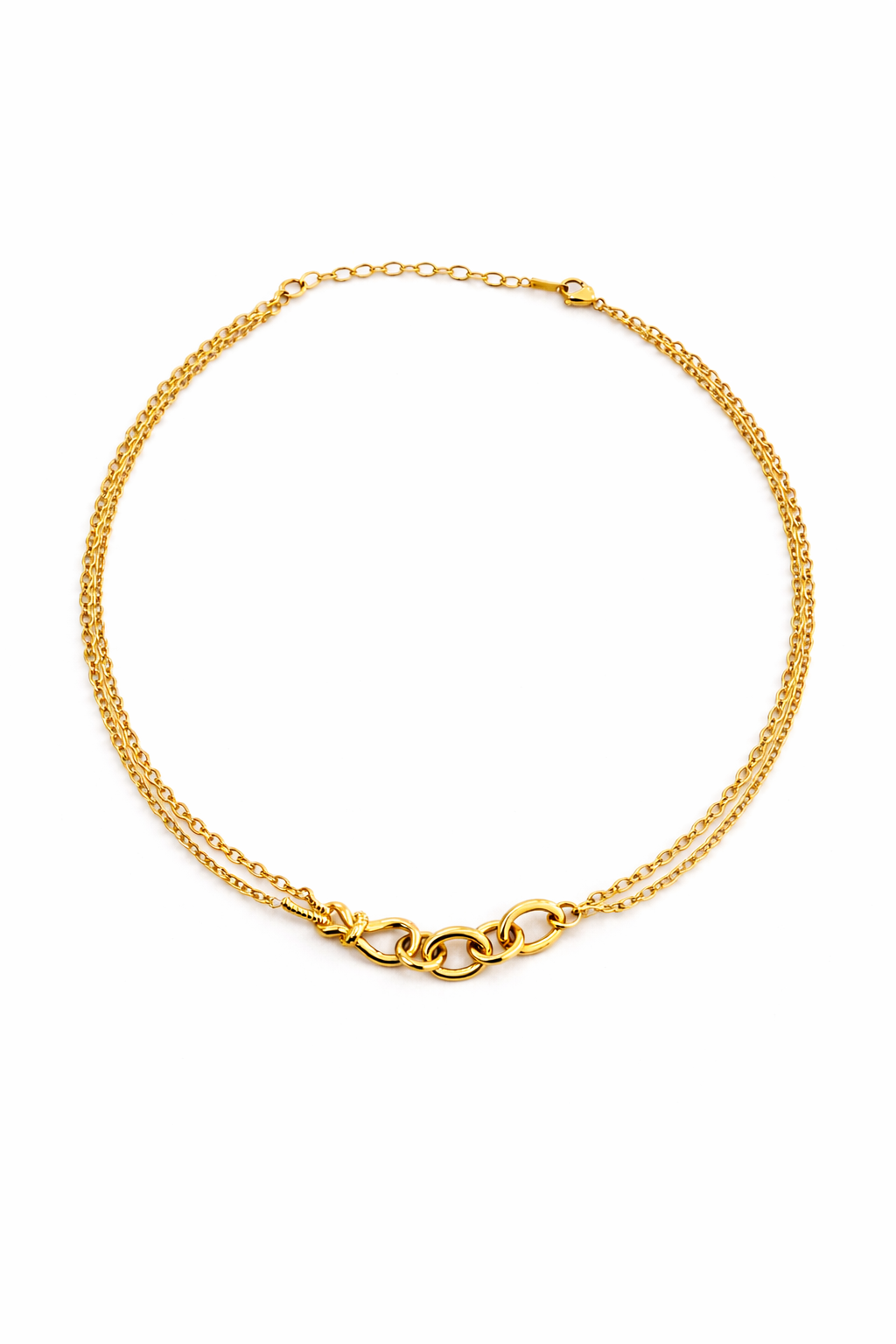 Bonded loop necklace