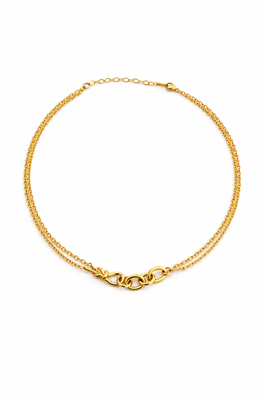 Bonded loop necklace