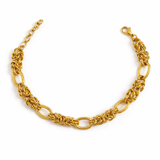 Aurora oval chain bracelet