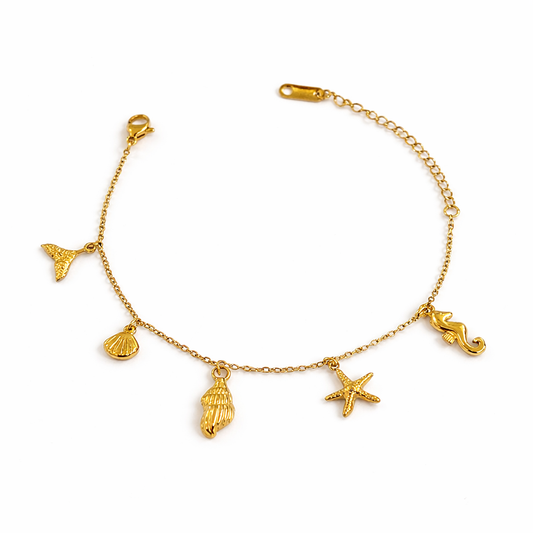 Mermaid charm bracelet