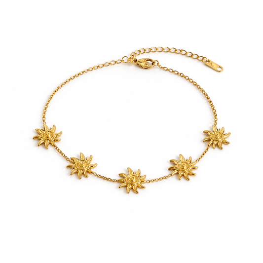 Solar edge link bracelet