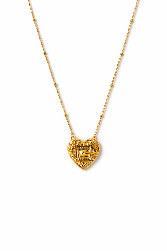 Safe heart necklace