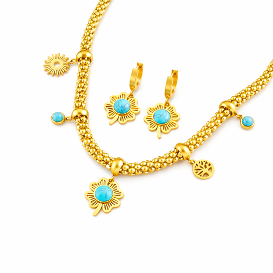 Wildflower charm set