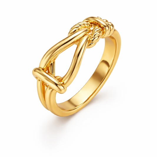 Infinity knot ring