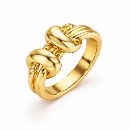 Chunky knot ring