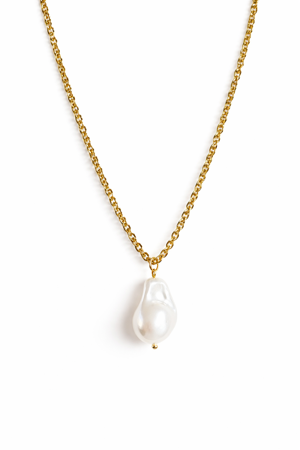 Opaline drop necklace