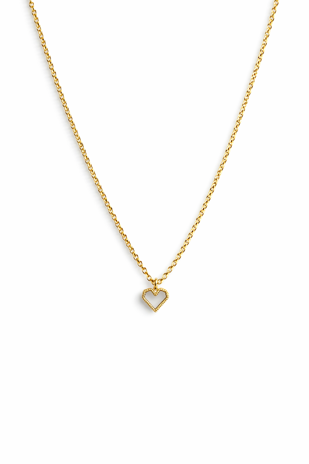 Loveheart charm necklace