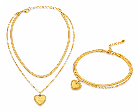 Eternal love double chain set