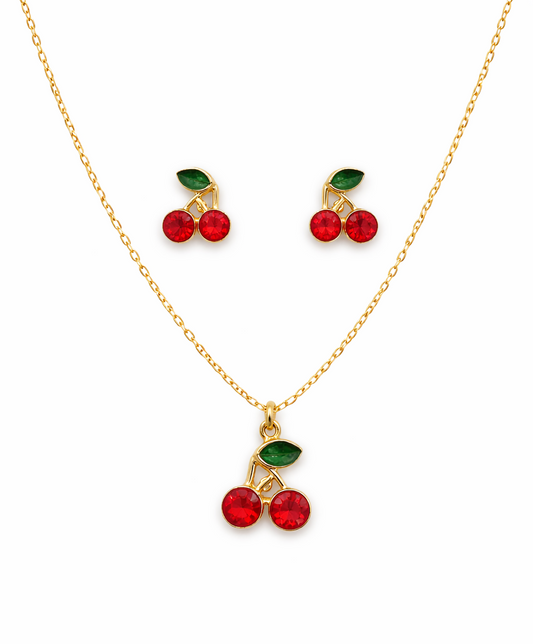 Cherry charm set