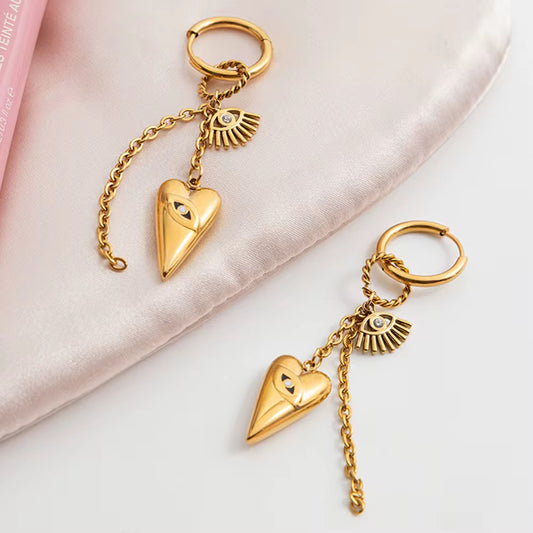 Evil eye heart drops