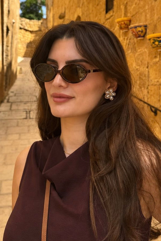 Pearl blossom earrings
