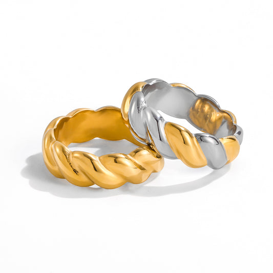 Rope twist ring