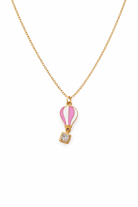 Hot air balloon necklace