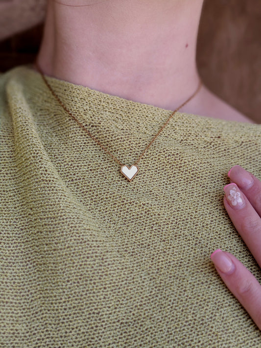 Loveheart charm necklace
