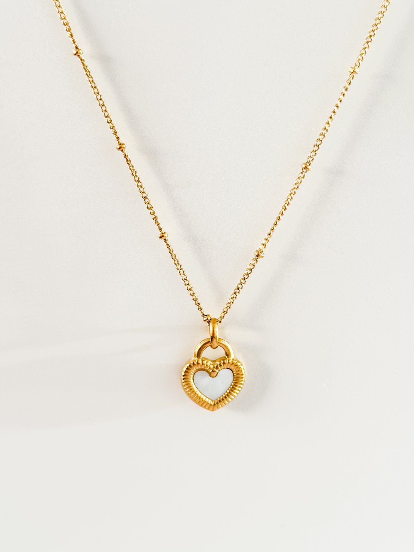 Lover lock necklace
