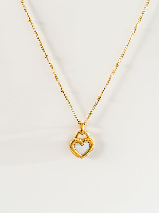 Lover lock necklace