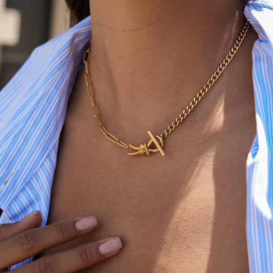 Infinity knot necklace