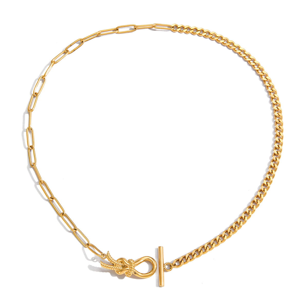 Infinity knot necklace