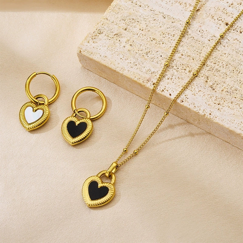 Lover lock earrings