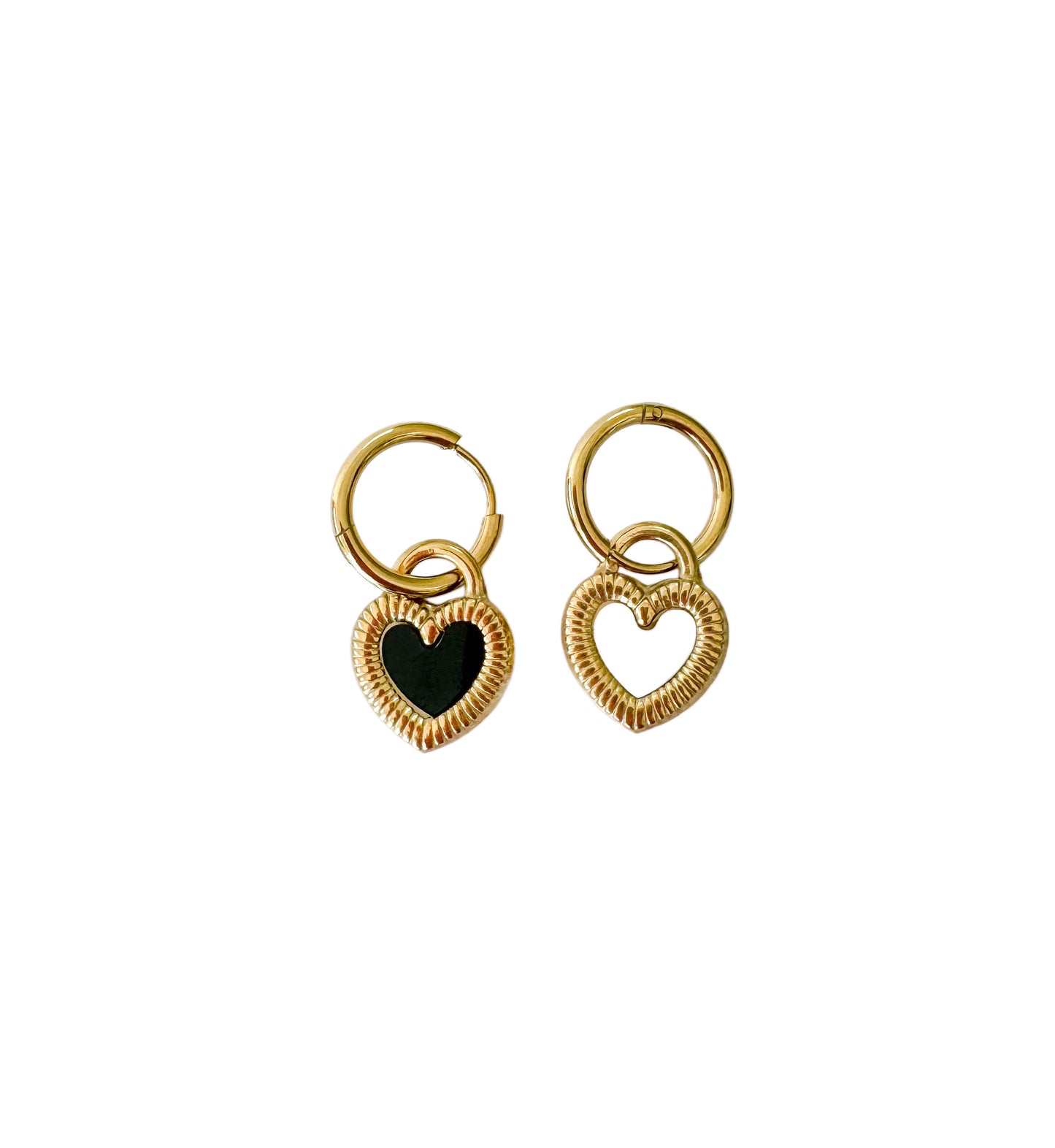 Lover lock earrings