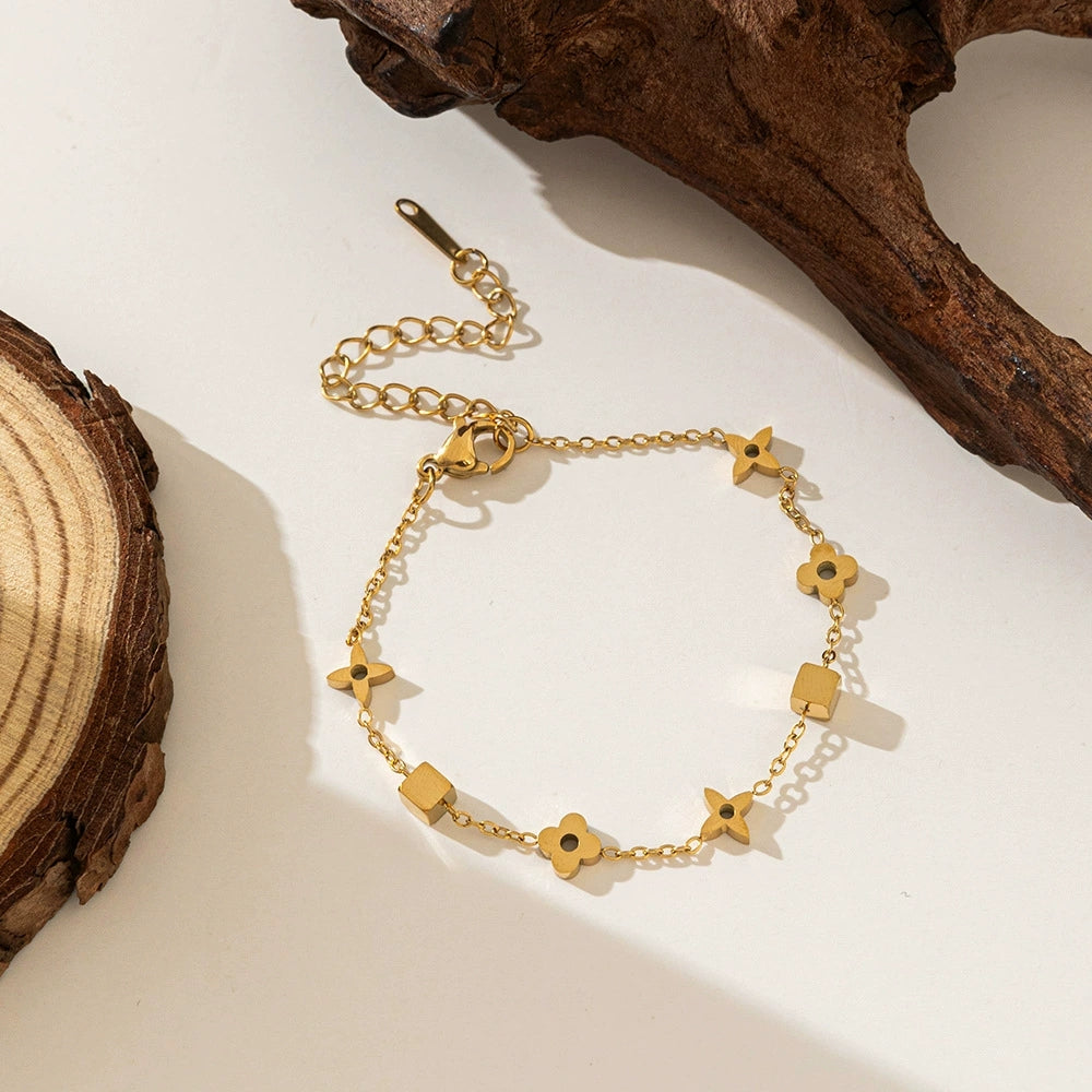 Lunar bloom anklet
