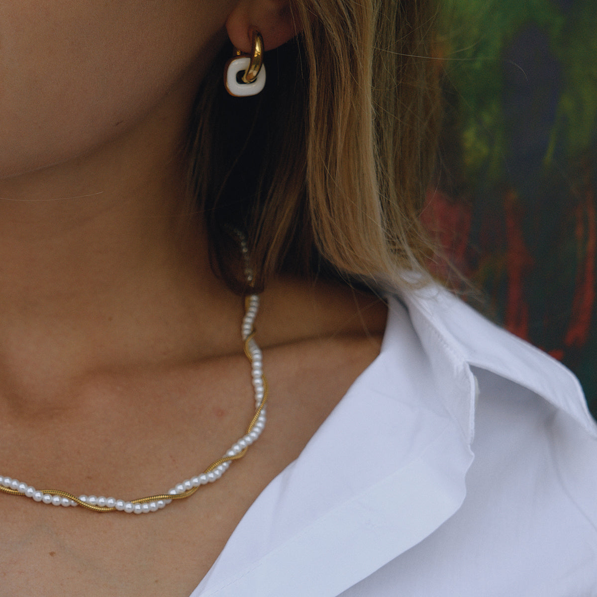 Pearl twist necklace